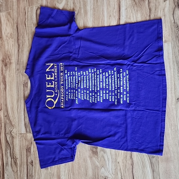 Queen and Adam Lambert Rhapsodie tour shirt size XL - Picture 9 of 14